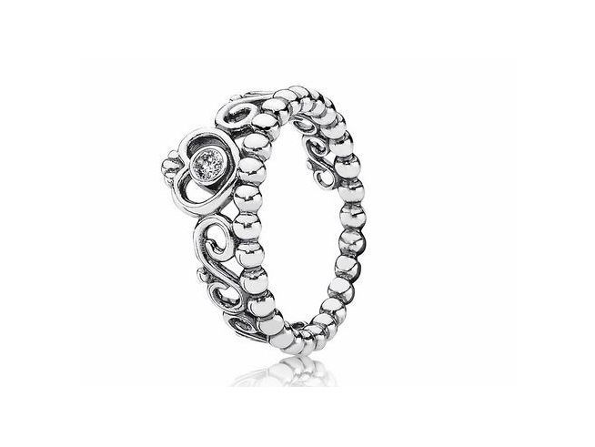 Pandora 190880CZ-62 - Princess Tiara Crown Ring - Sterling Silber - Zirkonia - Gr. 62