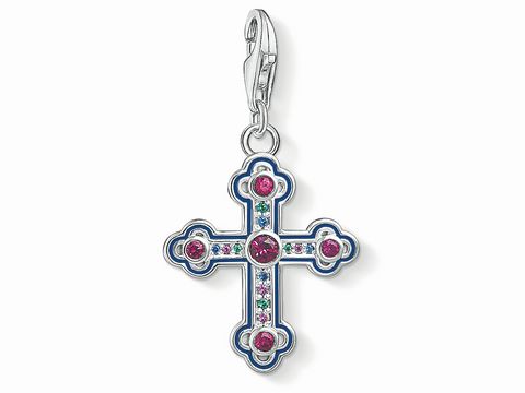 Thomas Sabo - 1496-391-7 - Charm-Anhänger Ikonisches Ornament Kreuz