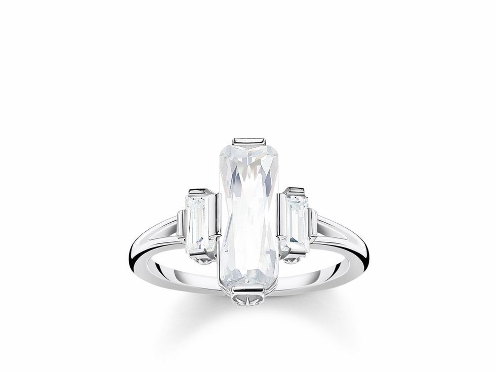 Thomas Sabo - Ring - TR2267-051-14-48 - Sterling Silber - Zirkonia - weiß - Gr. 48