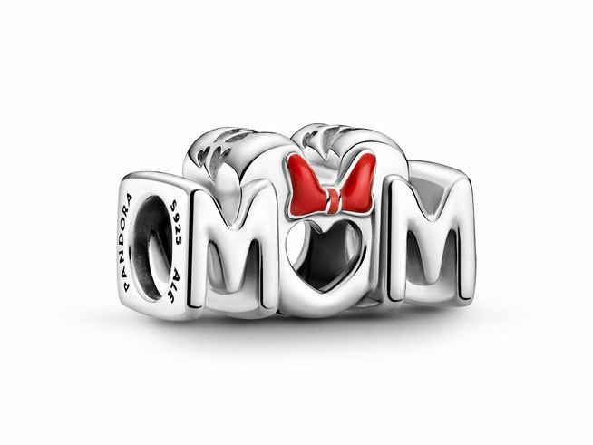 Pandora Silber 799363C01 Disney Minnie Mouse Schleife & Mama Charm