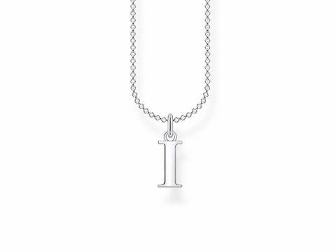 Thomas Sabo Charming Collection - KE2018-001-21-L45v - Buchstabe I - Kette mit Anhänger - 38-40-42-45 cm - Silber