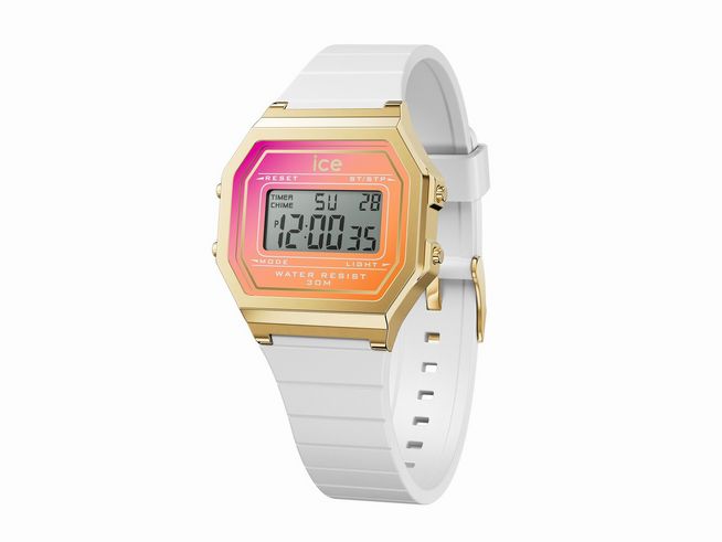 Ice Watch Uhr 022720 - ICE digit retro sunset White Sunkissed - Small