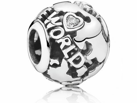 PANDORA 791718CZ - Around the world - Silber + Cubic Zirkkonia klar - Charm