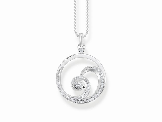 Thomas Sabo Kette KE2143-051-14-L45V Sterling Silber - Zirkonia - 45 cm verstellbar