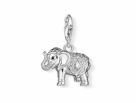 Thomas Sabo - Elefant charms - 1050-041-14 - Emaille - Zirkonia