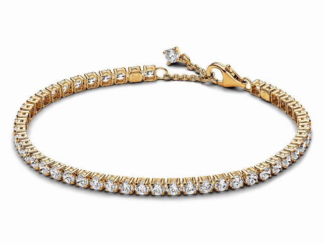 Pandora 561469C01-20 - Funkelndes Tennisarmband - Gelbgold Vergoldung - Zirkonia