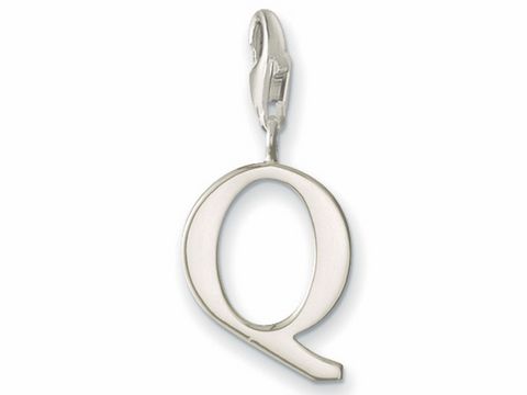 Thomas Sabo - Q - Buchstaben charms Anhänger - 0191-001-12 - Silber