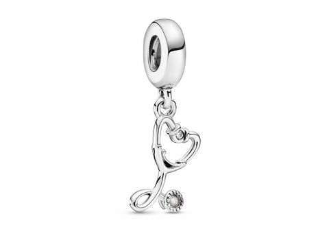 Pandora Passions - Charm - Stethoskop Herz - Silber - 799072C01