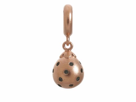 Endless 63850-2 - Black Star Drop - Roségold charms