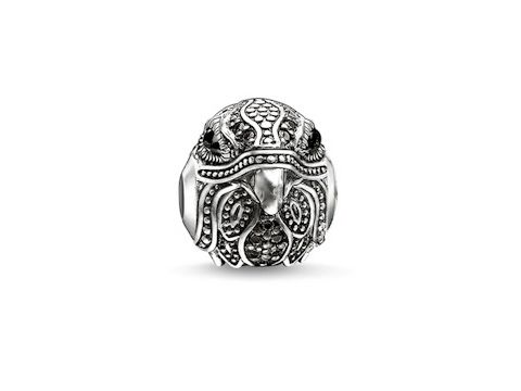 Thomas Sabo - K0181-641-11 - Falke - Silber - geschwärzt - Onyx - Zirkonia schwarz - KARMA BEADS