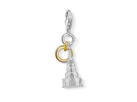 Thomas Sabo - Schöner Brunnen, Nürnberg - Charm 1157-413-12 vergoldet Gelbgold - blank