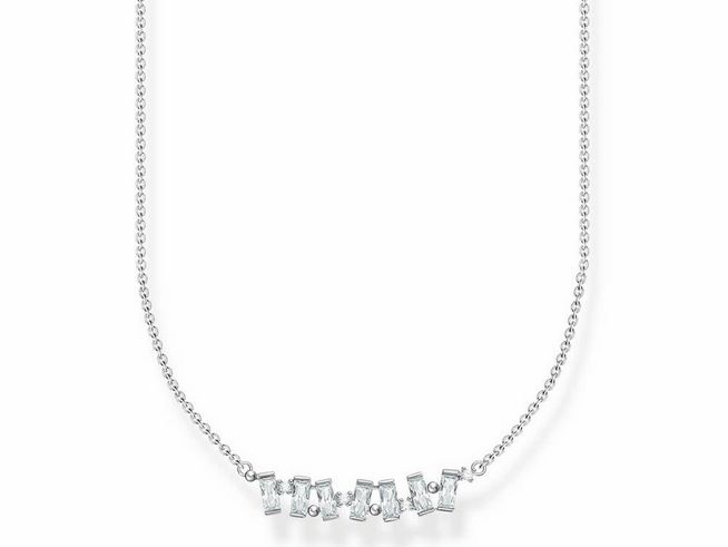 Thomas Sabo Charming Kette - KE2095-051-14-L45V - Sterling Silber + Zirkonia weiß 38 - 45 cm