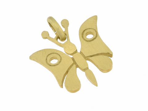 Gold Anhänger - Gold 333 - 17x16 mm -Schmetterling-