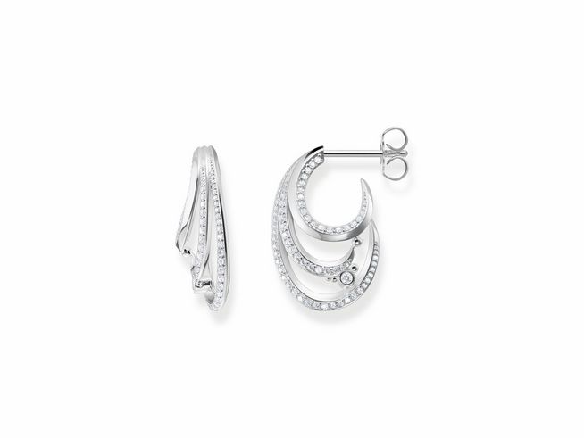 Thomas Sabo Ohrringe H2230-051-14 Sterling Silber - Zirkonia