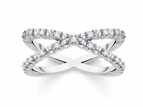 Thomas Sabo - TR2318-051-14-56 - Ring Gr. 56 - Silber - Zirkonia - Klar