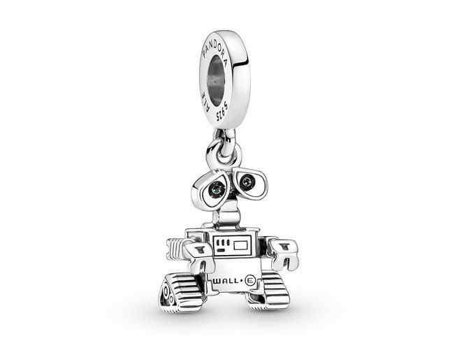 Pandora Disney 792030C01 - Disney Pixar Wall-E Charm-Anhänger - Sterling Silber & Emaille Schwarz