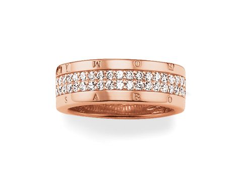 Thomas Sabo - Ring TR1987-416-14-48 Silber - verg. Roségold + Zirkonia - Gr. 48