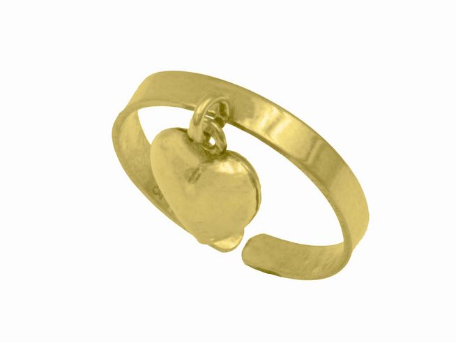 Gelbgold Ring - liebevoll - Gelbgold 333 - verstellbar Gr. 53