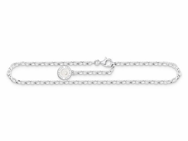 Thomas Sabo X2090-007-21-L24 Fußkette - Fußkettchen - Silber & Emaille - 24 cm