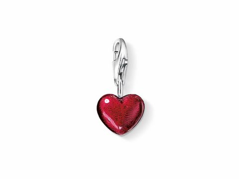 Thomas Sabo - Herz - charms Anhänger - 0794-007-10 - Silber + Kaltemail