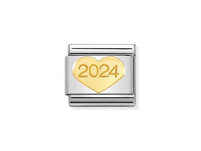 Nomination 030149 57 Classic - Herz 2024 - Gold & Edelstahl