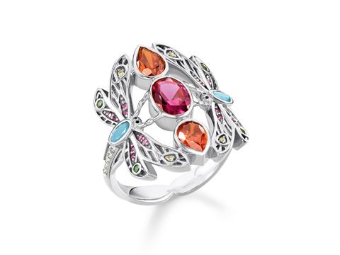 Thomas Sabo TR2228-340-7-52 - Ring - mehrfarbig Libelle - Gr. 52