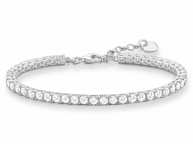 Thomas Sabo Armband A1484-051-14-L19,5V Sterling Silber + Zirkonia weiß - 19,5 cm