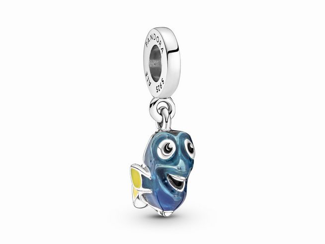 Pandora Disney 792025C01 - Disney Pixar Dorie Charm-Anhänger - Sterling Silber & Emaille Multicolor