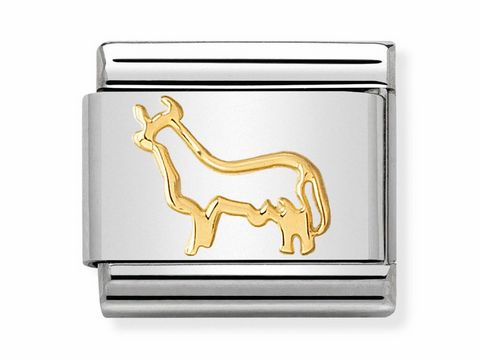 Nomination 030145 25 - Classic - Der kleine Stier - Gold - Modul