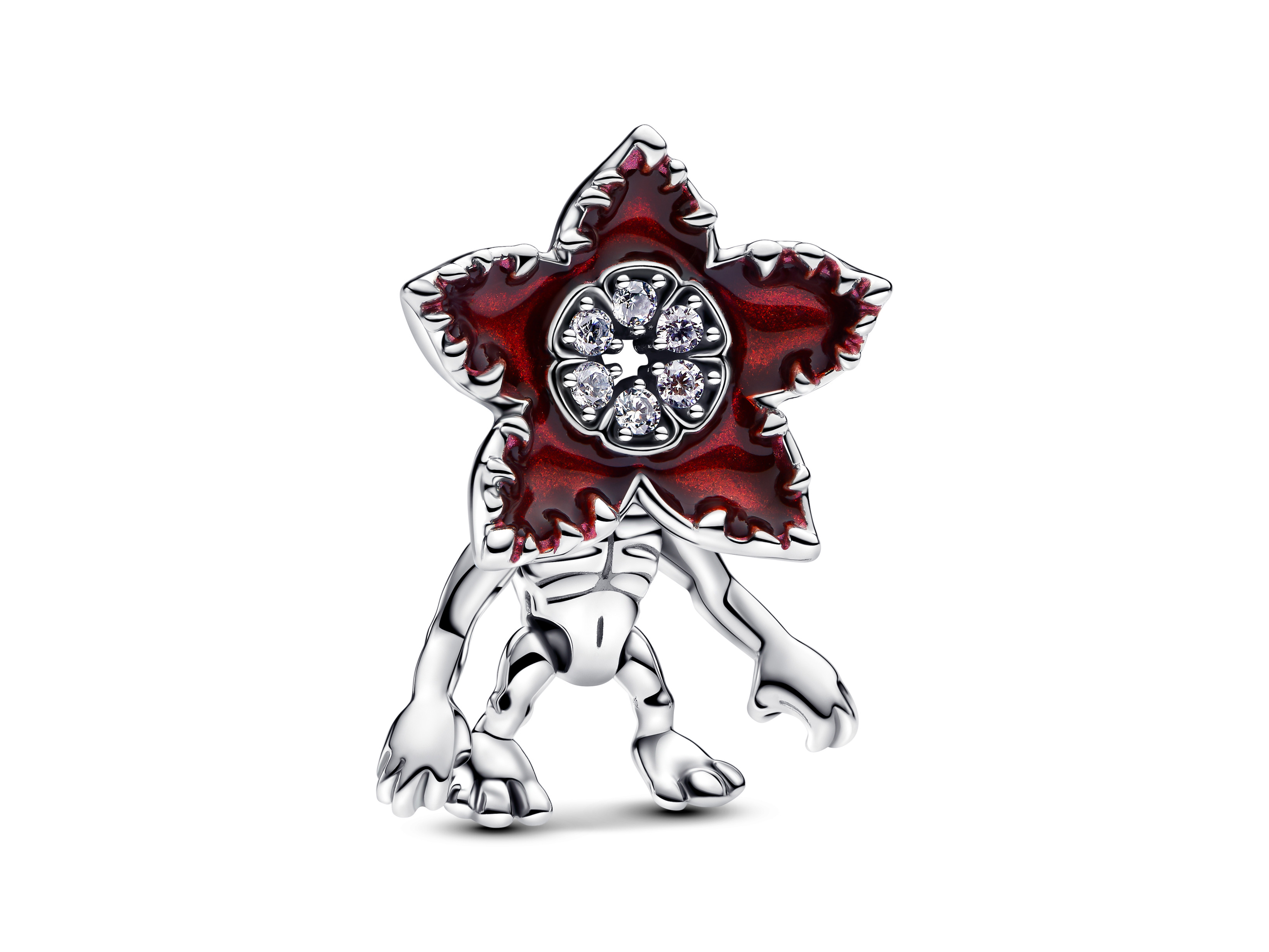 Pandora charm 793562C01 Project Red - Stranger Things - Charm aus Silber mit klarem Zirkonia