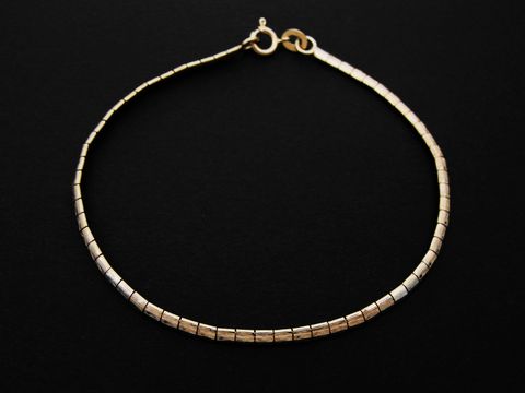 Armband Kästchendesign - 2,7 x 1,3 mm - Gold 333 - 19,5 cm