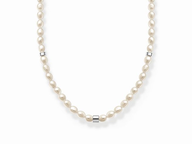 Thomas Sabo Kette KE2161-082-14-L45V Sterling Silber - Zuchtperle - 45 cm verstellbar