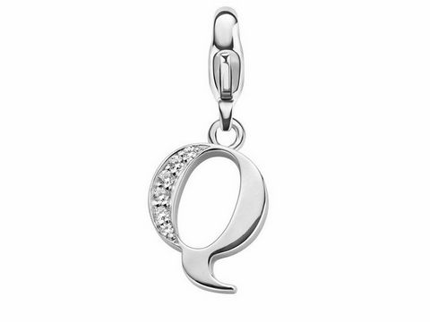 Buchstabe Q Ti Sento Silber charms - Letter Q 8366LQ