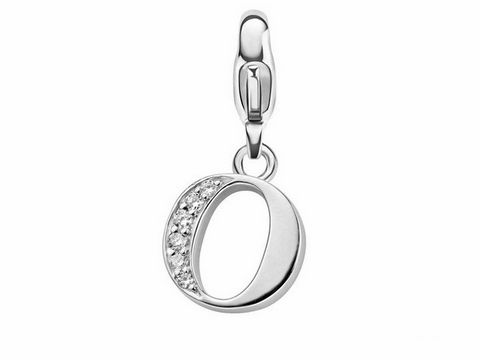 Buchstabe O Ti Sento Silber charms - Letter O 8366LO