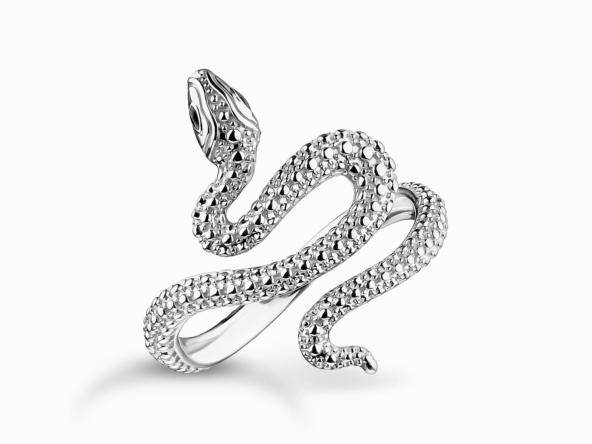 Thomas Sabo TR2483-664-21-60 Schlange True Romance Ring - Silber gesch. + Emaille - Gr. 60 