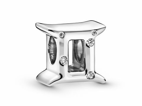 Pandora 798428C01 - Sternzeichen - Gemini - Zwillinge Sterling Silber Charm + Zirkonia