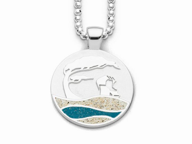 DUR Anhänger Strandwellen - P3961 - Sterling Silber -