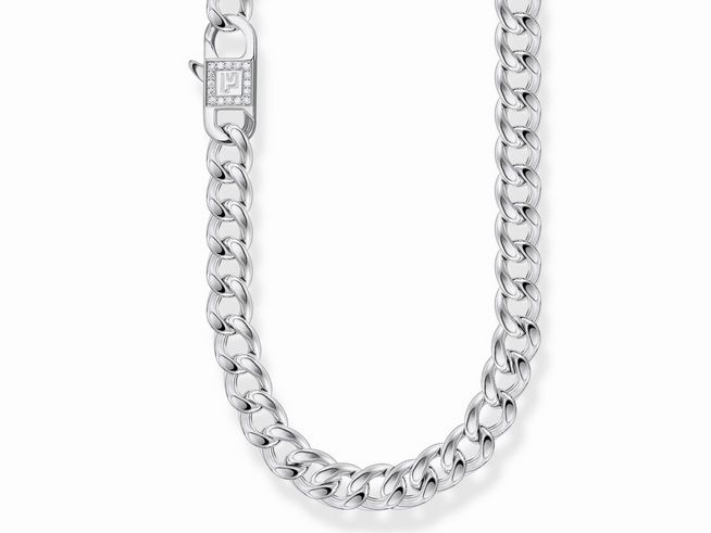 Thomas Sabo Kette KE2112-051-14-L45 Sterling Silber + Zirkonia weiß - 45 cm