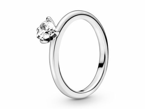 Pandora - Silber - Zirkonia - 198691C01-58 - Ring - Heart - Herz - Gr. 58