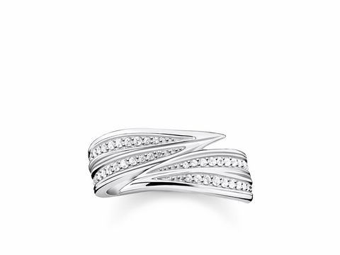 Thomas Sabo TR2283-051-14-52 Ring - Silber - weiß - Gr. 52