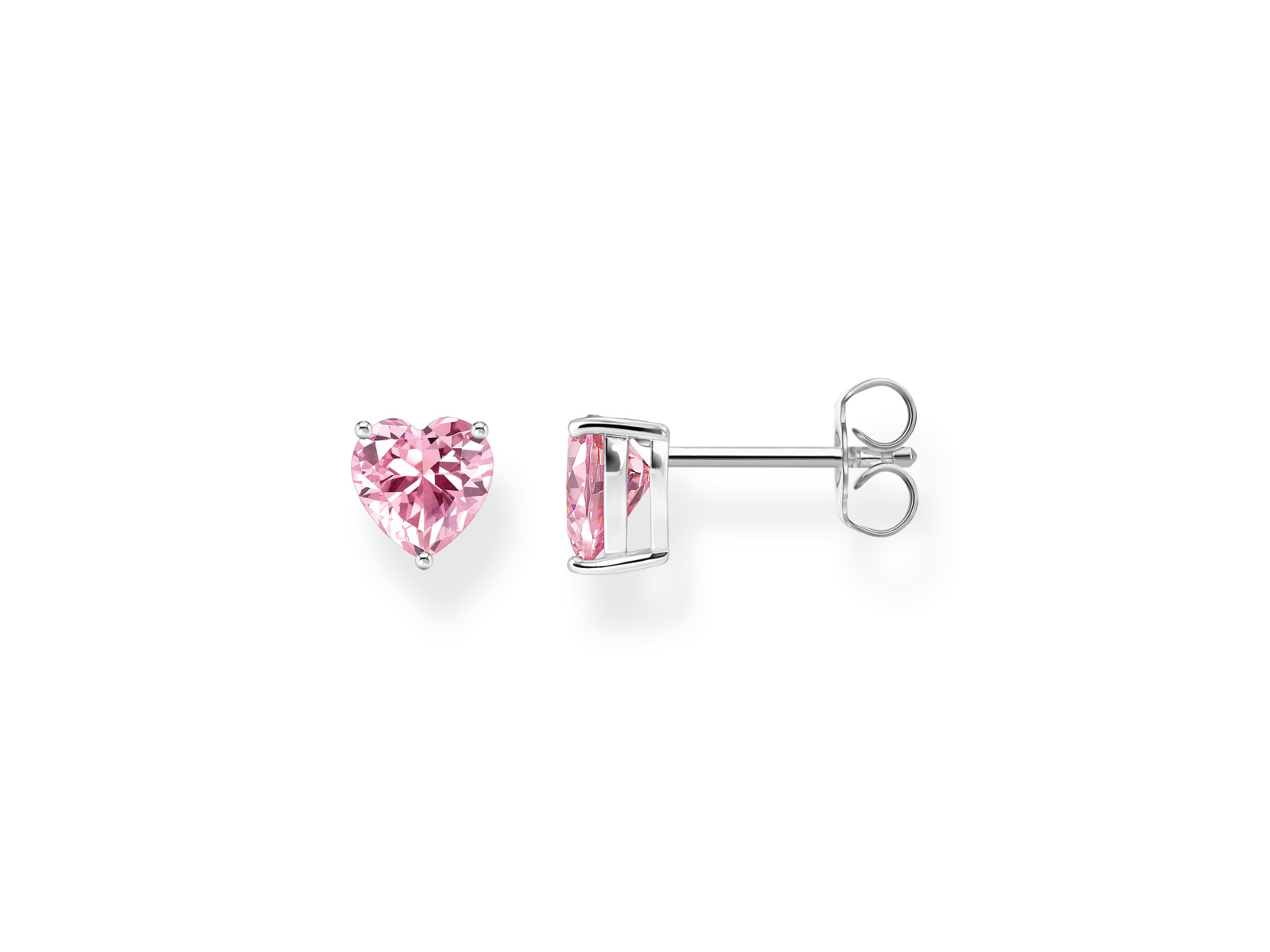 Die Thomas Sabo LOVE & HEARTS Ohrstecker in pinke Farbe sind aus Silber mit funkelndem Zirkonia. Sie haben eine herzförmige Form und bieten eine elegante, romantische Ausstrahlung.