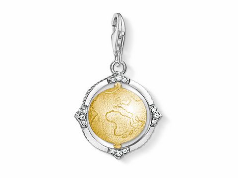 Thomas Sabo - Charm-Anhänger -Weltkugel- 1711-849-39 - Charm Club