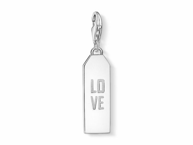 Thomas Sabo 1738-001-21 - Charm-Anhänger Love - Sterling Silber - LOVE