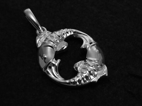 Fisch - Sternzeichen - 925 Sterling Silber - poliert