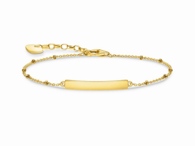 Thomas Sabo A1975-413-39-L19V - Armband - vergoldet Gelbgold - 16-19 cm