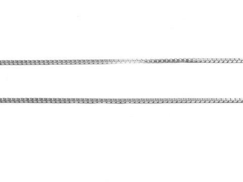 Silber Kette - Venezianer - Venetia - Länge 60 cm 1,2mm