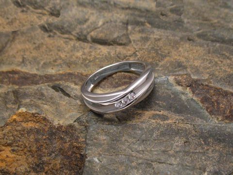 Ring aus Sterling Silber DESIGN Zirkonia Gr. 60 / 19,1