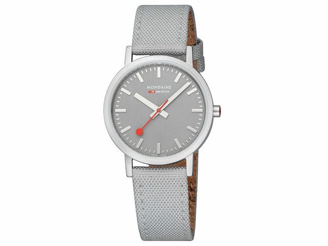 Mondaine Uhr Classic - A660.30314.80SBH - 36 mm - Ziffernblatt Grau