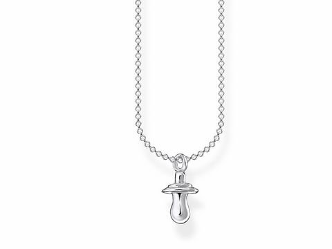 Thomas Sabo Charming Collection - KE2066-001-21-L45v - Schnuller - Kette mit Anhänger - 38-40-42-45 cm - Silber