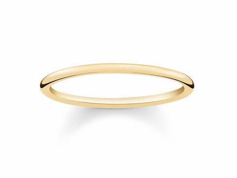 Thomas Sabo TR2123-413-12-58 - Ring - Gr. 58 - Silber vergoldet Gelbgold